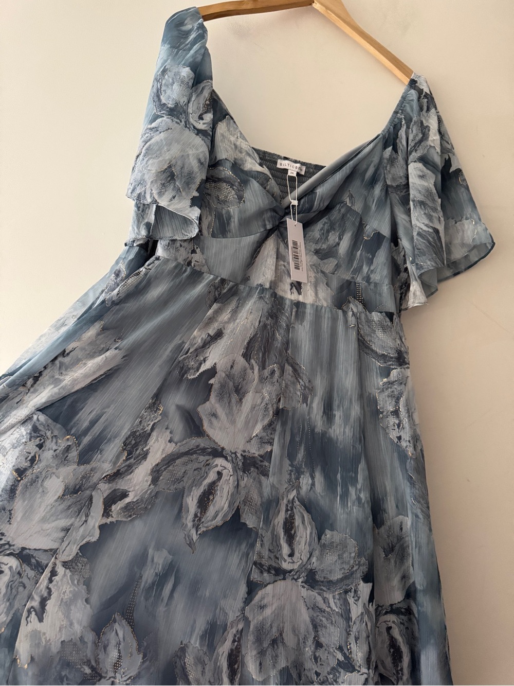 Baltic Born NEW Light Blue Floral Positano Maxi Dress - Picture 11 of 16